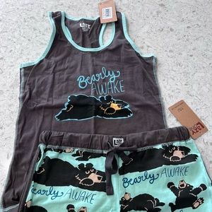 Lazy Ones Bearly Awake PJ set